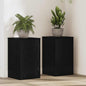 Plant stand 2 pcs Black Oak 10 x 10 x 18 cm