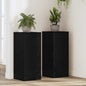 Plant stand 2 pcs Black Oak 10 x 10 x 18 cm