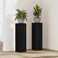 Plant stand 2 pcs Black Oak 10 x 10 x 18 cm