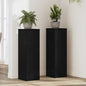 Plant stand 2 pcs Black Oak 10 x 10 x 18 cm
