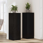 Soporte de plantas Roble Negro 33 x 33 x 100 cm