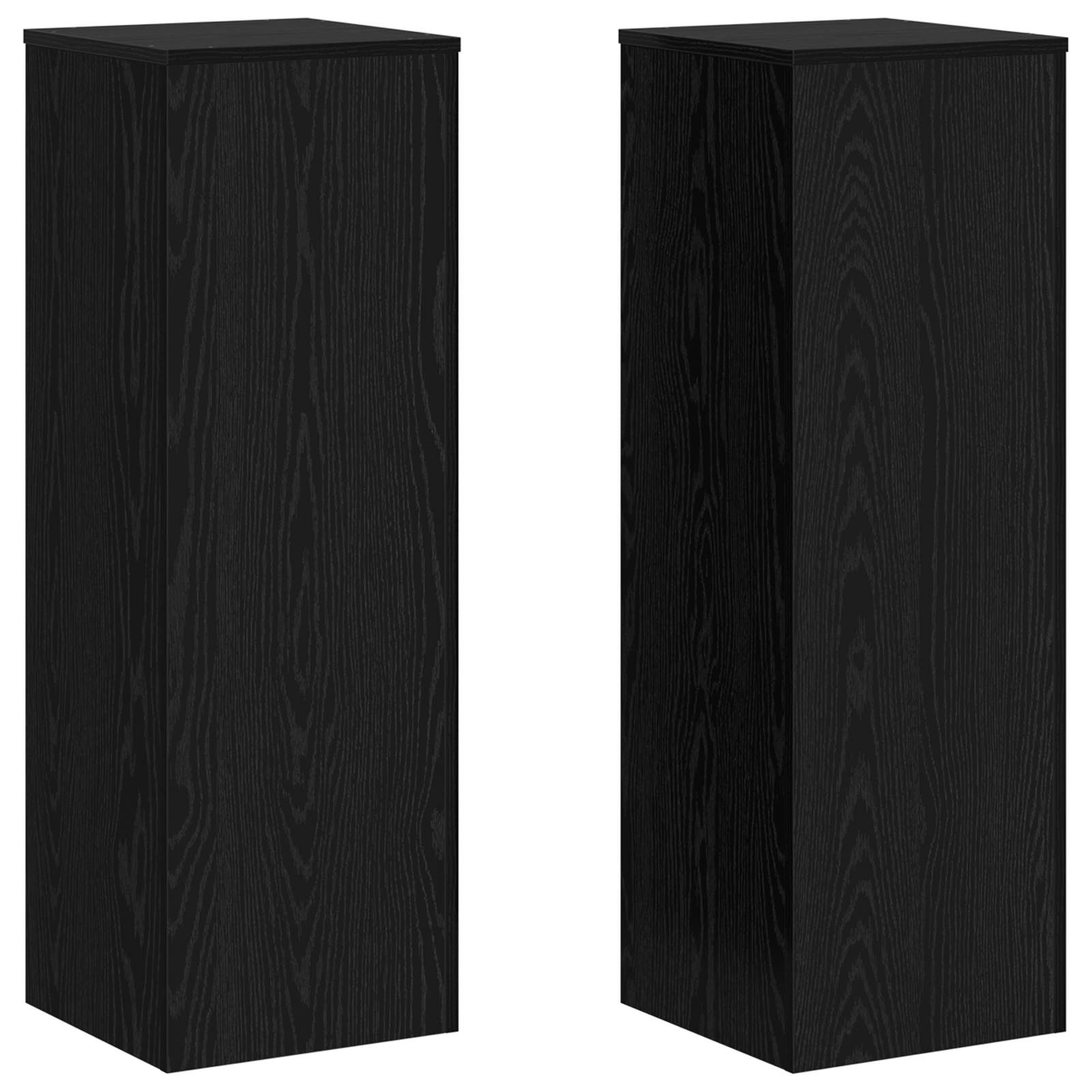 Soporte de plantas Roble Negro 33 x 33 x 100 cm