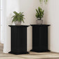 Black Oak Plant Stand 33 x 33 x 100 cm