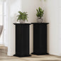 Black Oak Plant Stand 33 x 33 x 100 cm