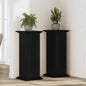 Black Oak Plant Stand 33 x 33 x 100 cm