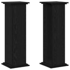 Soporte de plantas Roble Negro 33 x 33 x 100 cm