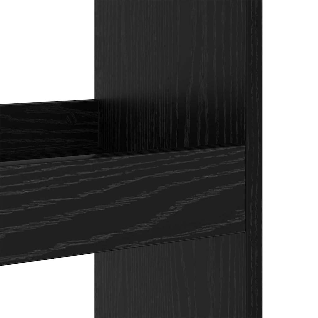 Mesa de Bar Roble Negro 60 x 60 x 100 cm Madera contrachapada