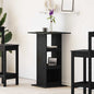 Mesa de Bar Roble Negro 60 x 60 x 100 cm Madera contrachapada