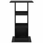 Mesa de Bar Roble Negro 60 x 60 x 100 cm Madera contrachapada