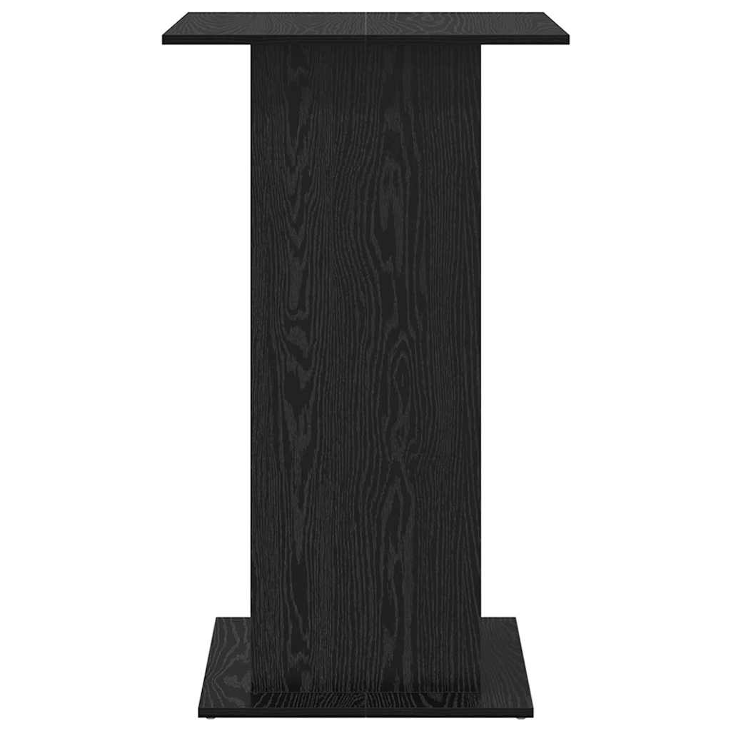 Mesa de Bar Roble Negro 60 x 60 x 100 cm Madera contrachapada