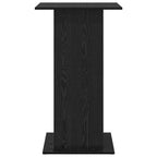 Mesa de Bar Roble Negro 60 x 60 x 100 cm Madera contrachapada