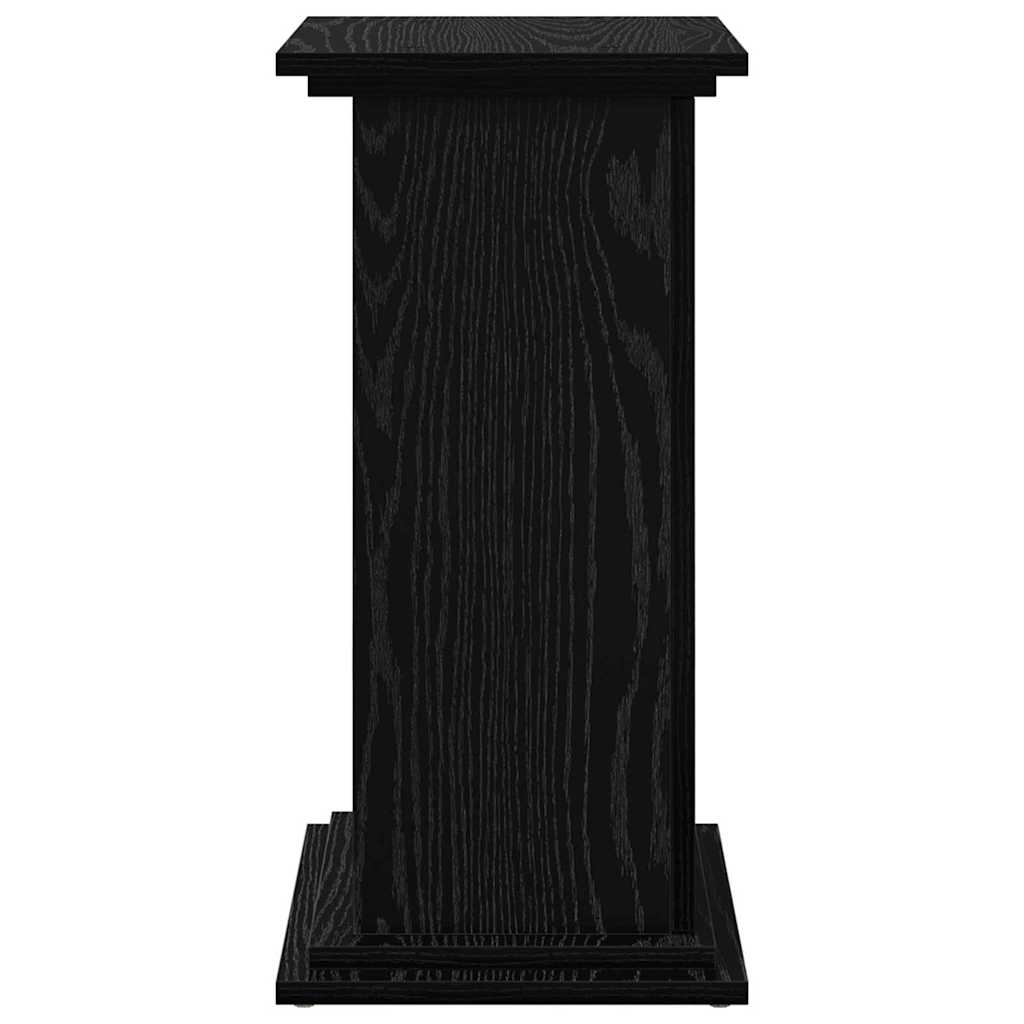 Soporte de Exhibición con estante Roble Negro 31 x 30 x 60 cm