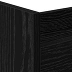 Carro de Almacenamiento Estrecho Roble Negro 60 x 22 x 80 cm