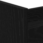 Carro de Almacenamiento Estrecho Roble Negro 60 x 20 x 82 cm