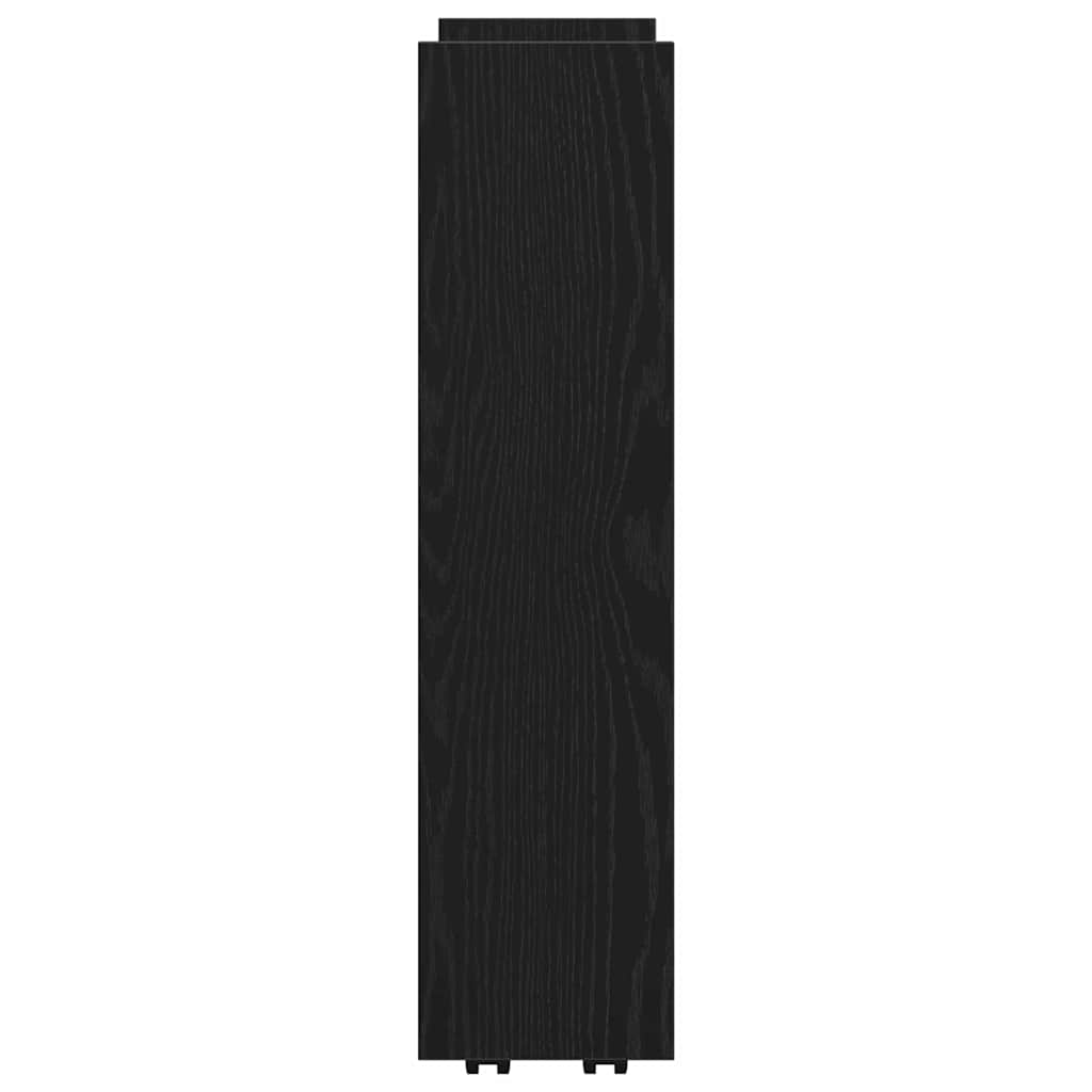 Carro de Almacenamiento Estrecho Roble Negro 60 x 20 x 82 cm