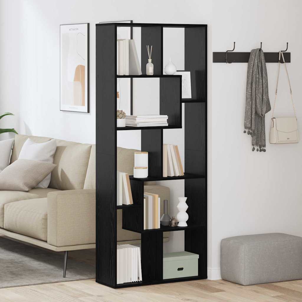 Librería Roble Negro 67 x 25 x 162 cm Madera de ingeniería