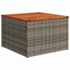 Conjunto de sofás de jardín 7 pcs Gris ratán sintético