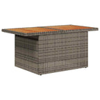 Conjunto de sofás de jardín 8 pcs Gris ratán sintético