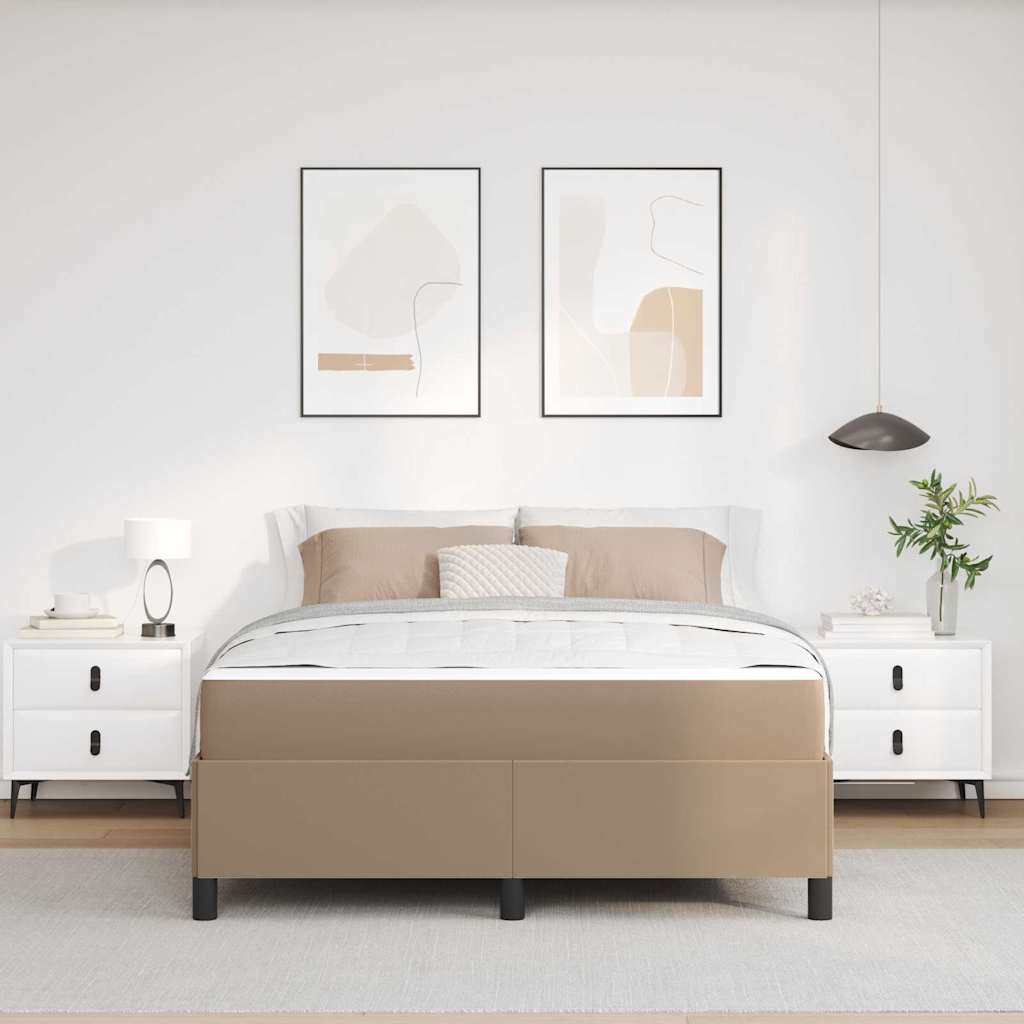 Estructura de cama Capuchino 160 x 200 cm tela