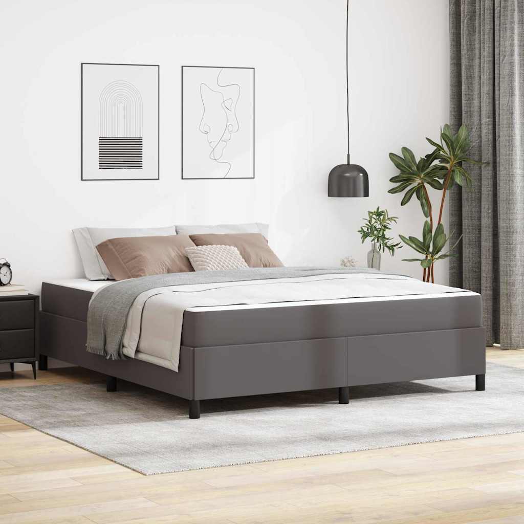 Estrutura de cama Cappuccino 160 x 200 cm tecido