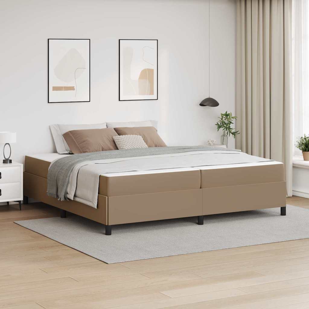 Estrutura de cama Cappuccino 160 x 200 cm tecido