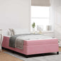 Estrutura de cama com colchão Rosa 100 x 200 cm tecido