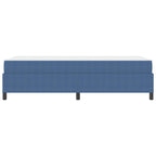 Estructura de cama con colchón Azul 90 x 200 cm tela