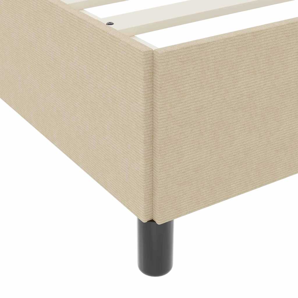 Estructura de cama Verde Claro Gris 100 x 200 cm tela