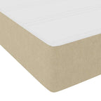 Estructura de cama Verde Claro Gris 100 x 200 cm tela