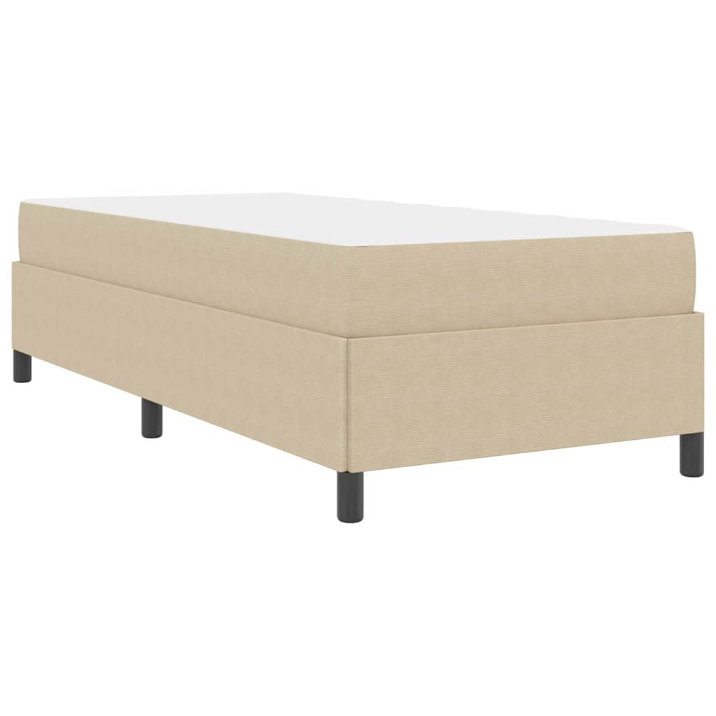 Estructura de cama Verde Claro Gris 100 x 200 cm tela