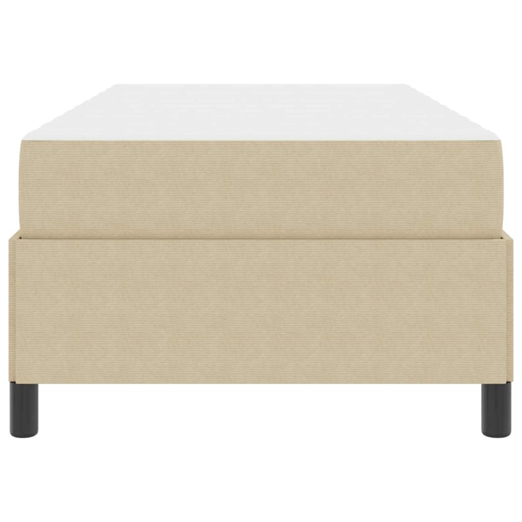 Estructura de cama Verde Claro Gris 100 x 200 cm tela