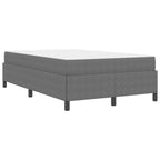 Estructura de cama con colchón Gris Claro 120 x 190 cm tela