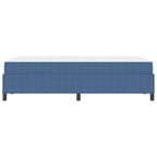 Estructura de cama con colchón Azul 120 x 190 cm tela