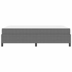 Estructura de cama con colchón Gris Claro 140 x 200 cm tela