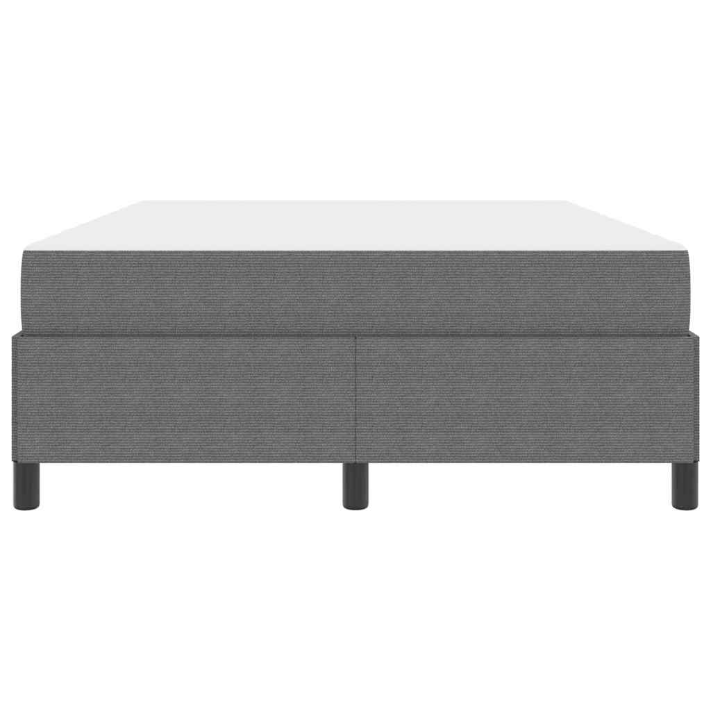 Estructura de cama con colchón Gris Claro 160 x 200 cm tela