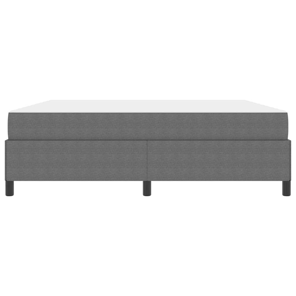 Estructura de cama con colchón Gris Claro 180 x 200 cm tela