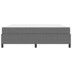 Estructura de cama con colchón Gris Claro 180 x 200 cm tela