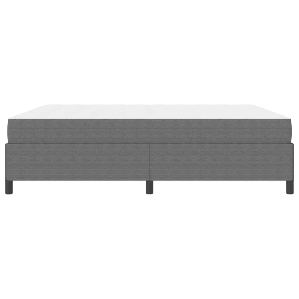 Estructura de cama con colchón Gris Claro 180 x 200 cm tela