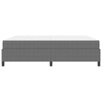 Estructura de cama con colchón Gris Claro 180 x 200 cm tela