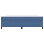 Estructura de cama con colchón Azul 180 x 200 cm tela