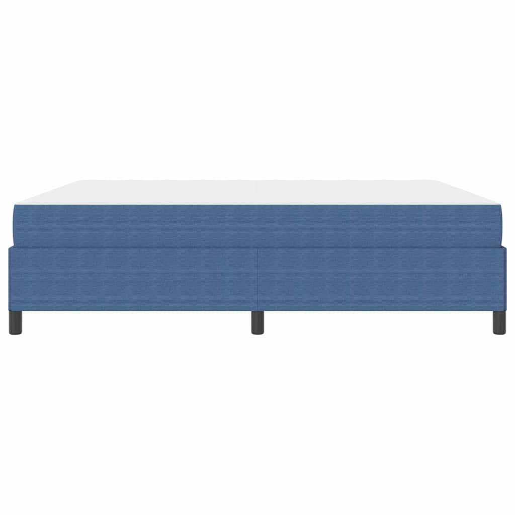 Estructura de cama con colchón Azul 180 x 200 cm tela