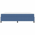 Estructura de cama con colchón Azul 180 x 200 cm tela
