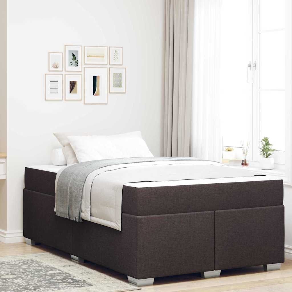Estructura de cama con colchón Azul 100 x 200 cm tela