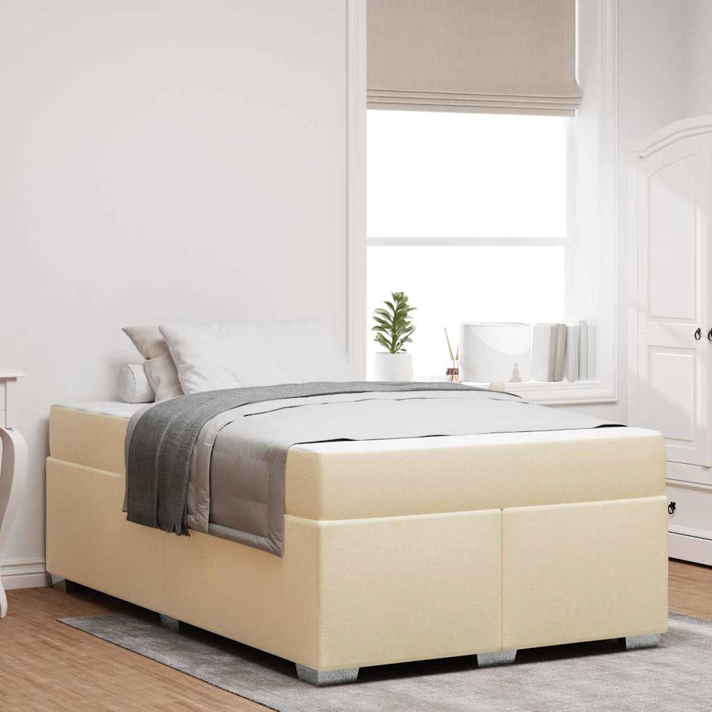 Estructura de cama con colchón Azul 100 x 200 cm tela