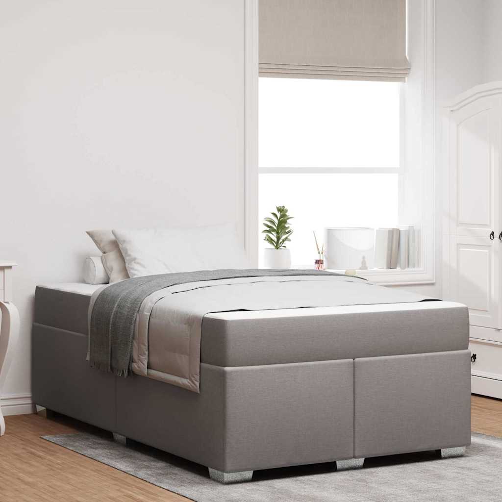 Estructura de cama con colchón Azul 100 x 200 cm tela