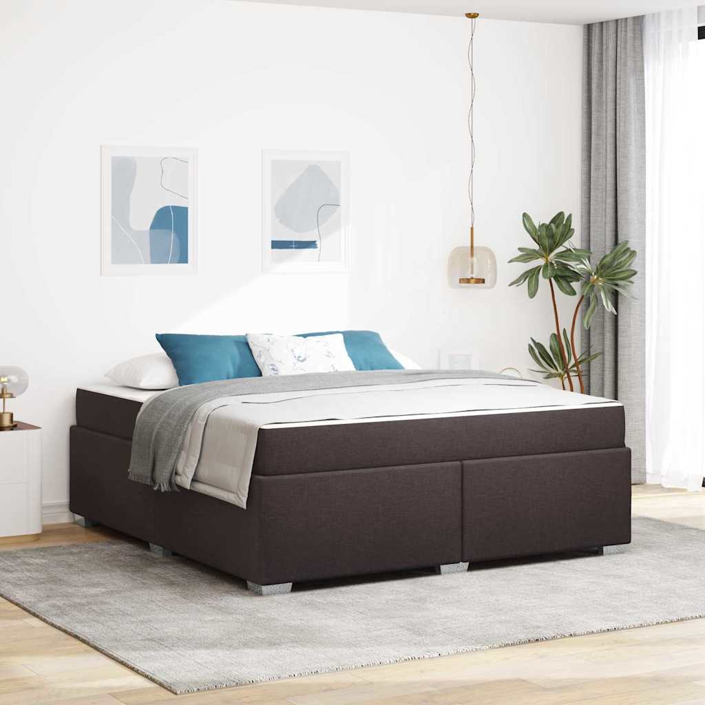 Estructura de cama con colchón Azul 100 x 200 cm tela