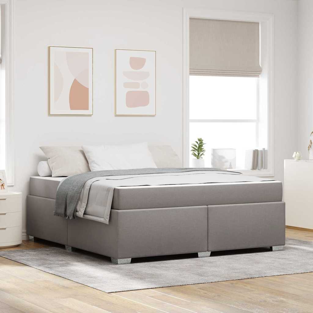 Estructura de cama con colchón Azul 100 x 200 cm tela