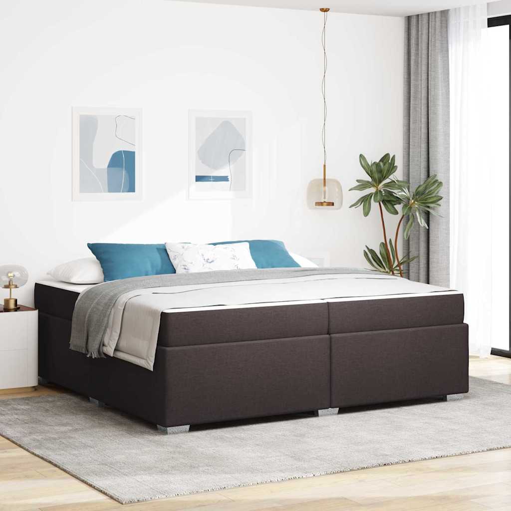 Estructura de cama con colchón Azul 100 x 200 cm tela
