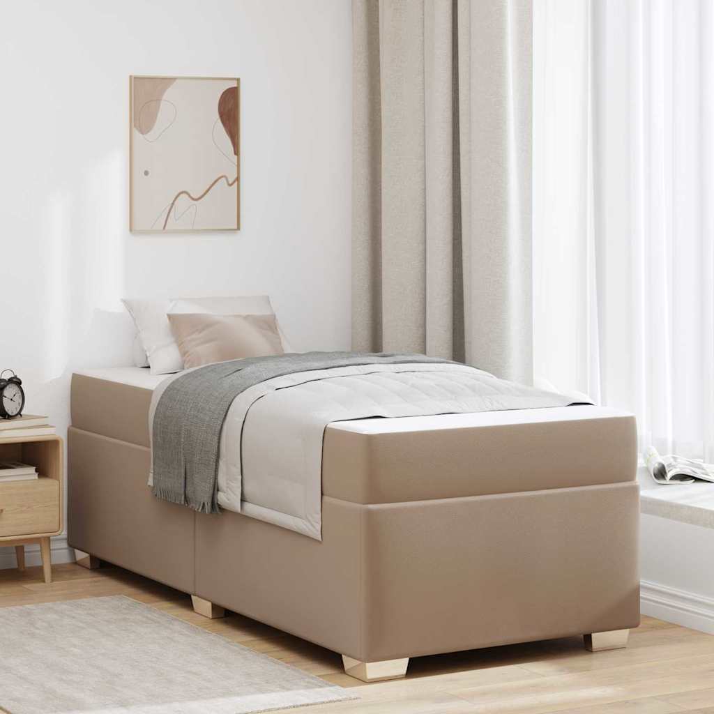 Estrutura de cama com colchão 100 x 200 cm tecido