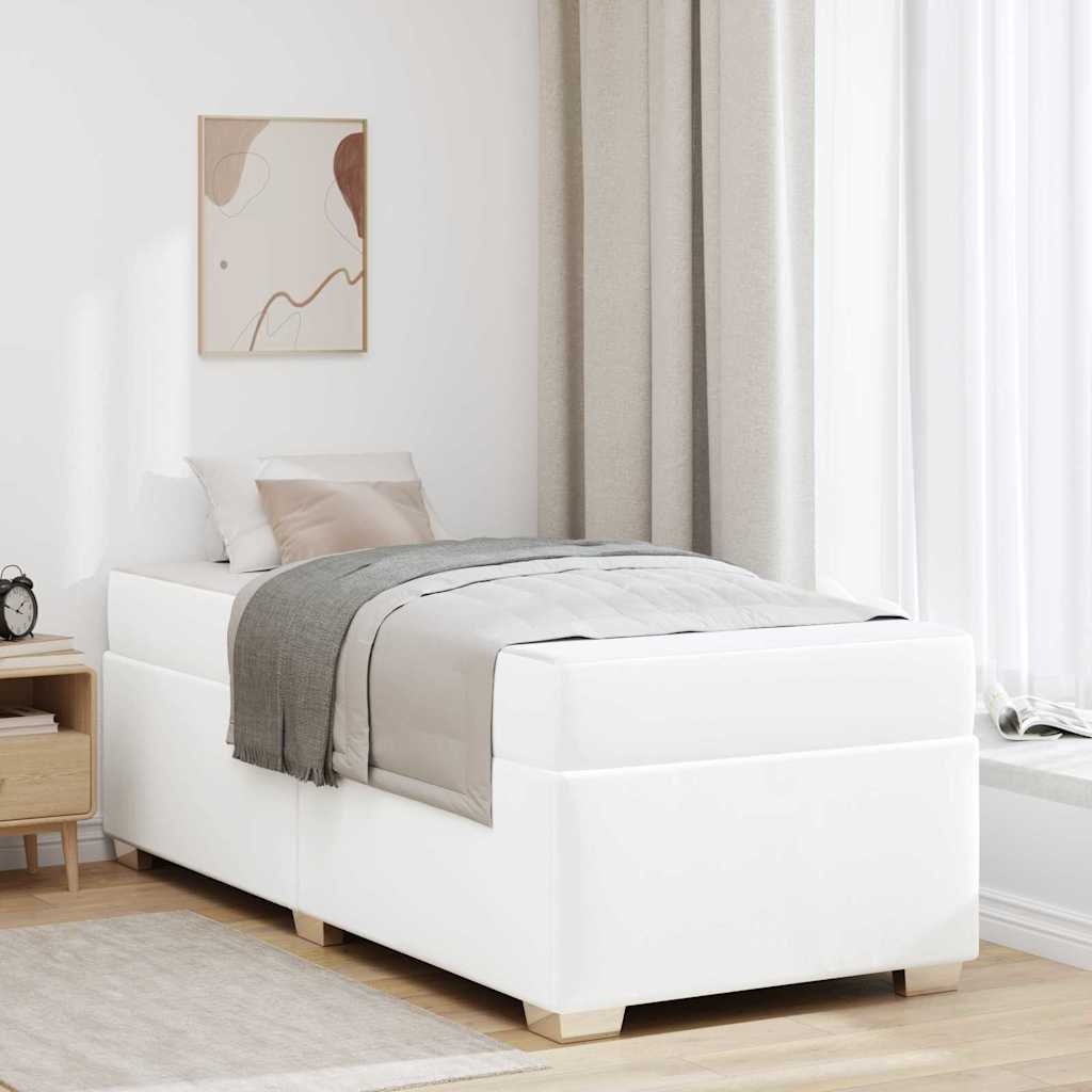 Estrutura de cama com colchão 100 x 200 cm tecido